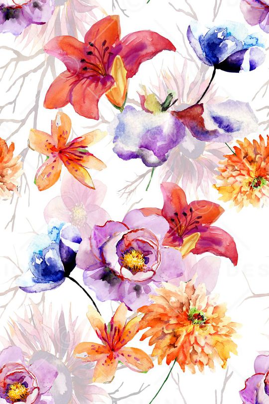 兰花印花华亿平台图片