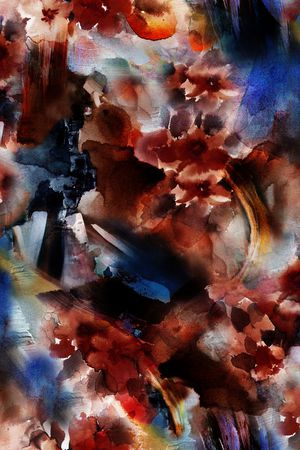 数码花大气抽象印花华亿平台图片