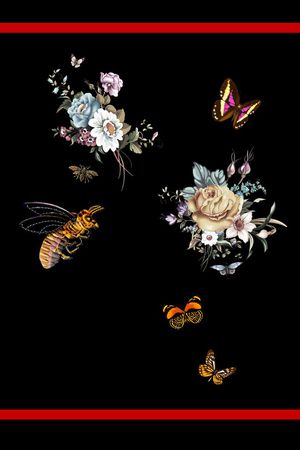 蜜蜂印花华亿平台图片