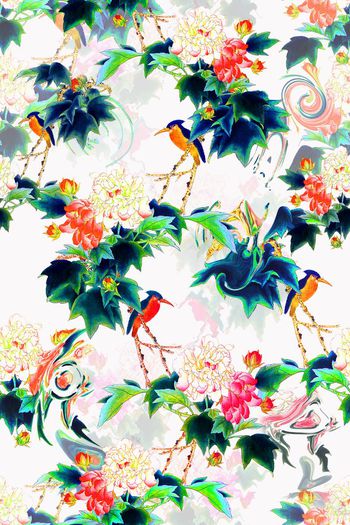 686318-女装抽象牡丹花卉-1