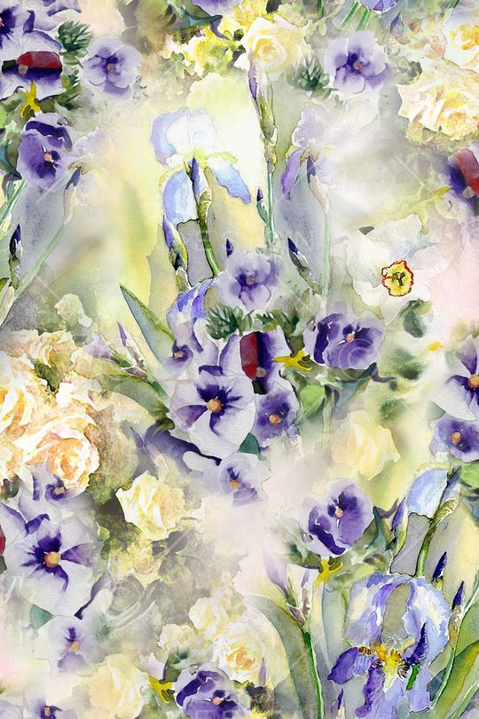 花朵印花华亿平台图片