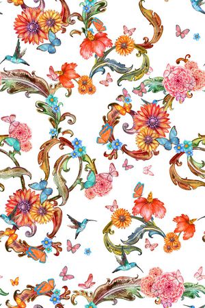 欧式花卉印花华亿平台图片