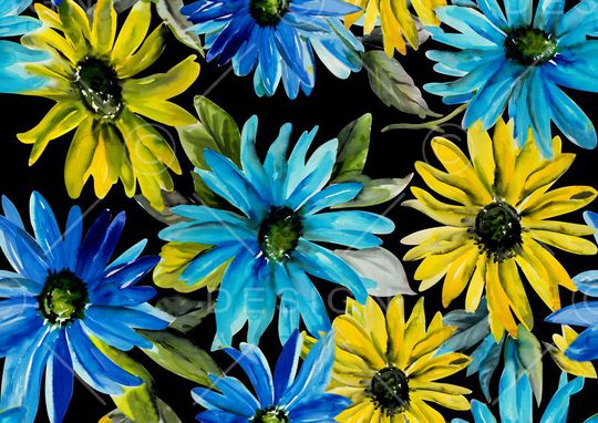 花朵印花华亿平台图片