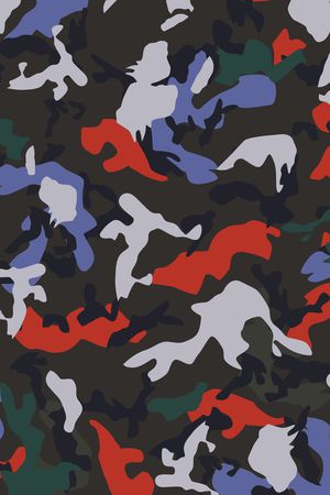 动物迷彩印花华亿平台图片