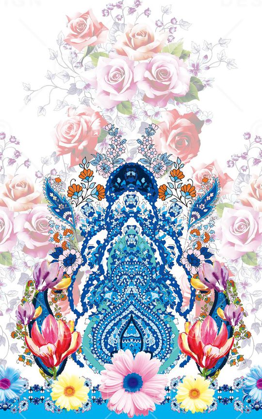 MAX-定位欧美民族风印花华亿平台图片