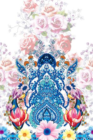 MAX-定位欧美民族风印花华亿平台图片