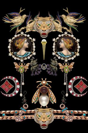 欧式印花华亿平台图片