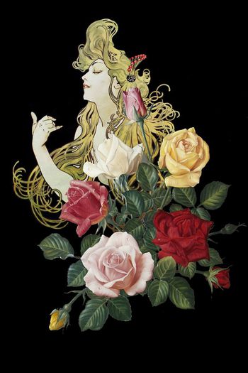 人物印花华亿平台图片