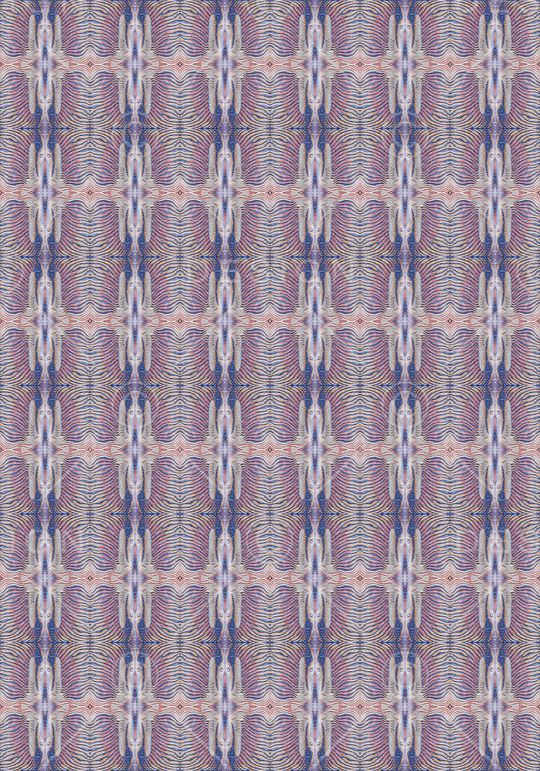 条纹混搭印花华亿平台图片