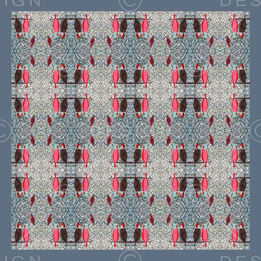 几何炫彩印花华亿平台图片