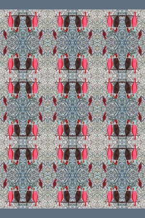 几何炫彩印花华亿平台图片