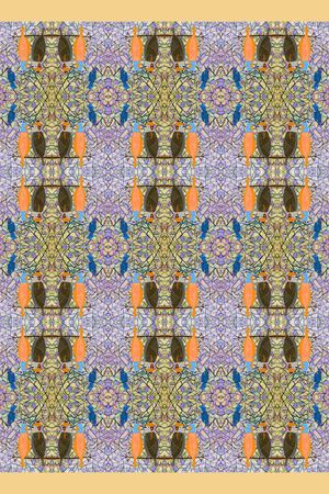 几何炫彩印花华亿平台图片