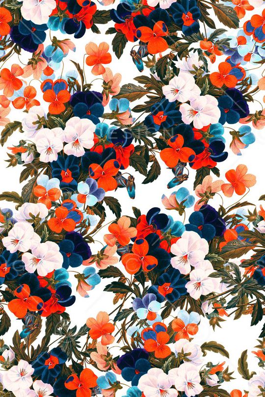 小清新印花华亿平台图片