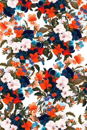 小清新印花华亿平台图片