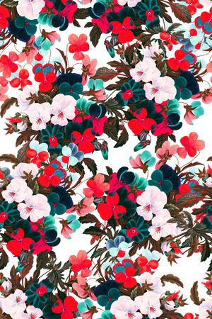 小清新印花华亿平台图片