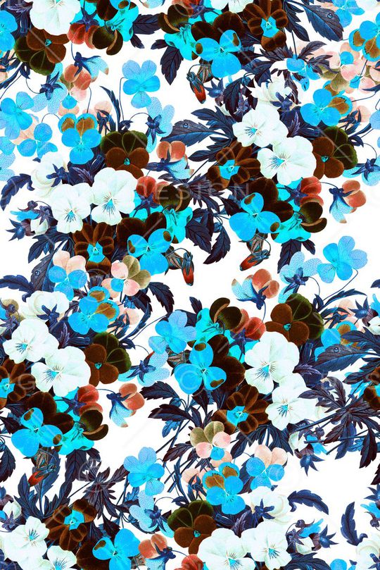 小清新印花华亿平台图片