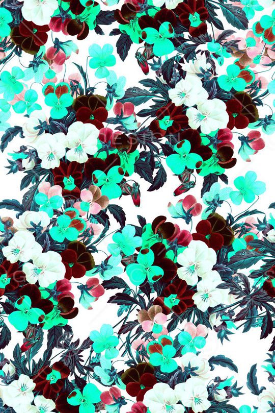 小清新印花华亿平台图片