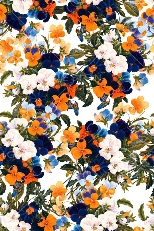 小清新印花华亿平台图片