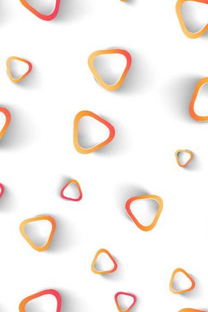 三角形印花华亿平台图片