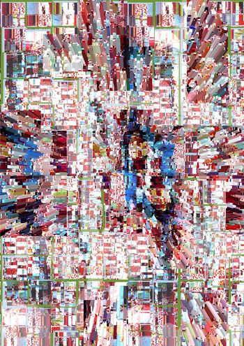 马赛克印花华亿平台图片