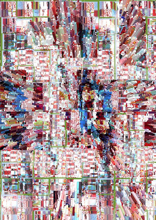 马赛克印花华亿平台图片