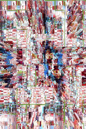 马赛克印花华亿平台图片