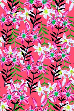 写意花卉印花华亿平台图片