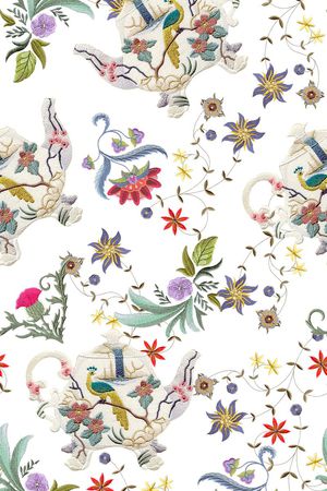 东方元素印花华亿平台图片