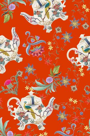 东方元素印花华亿平台图片