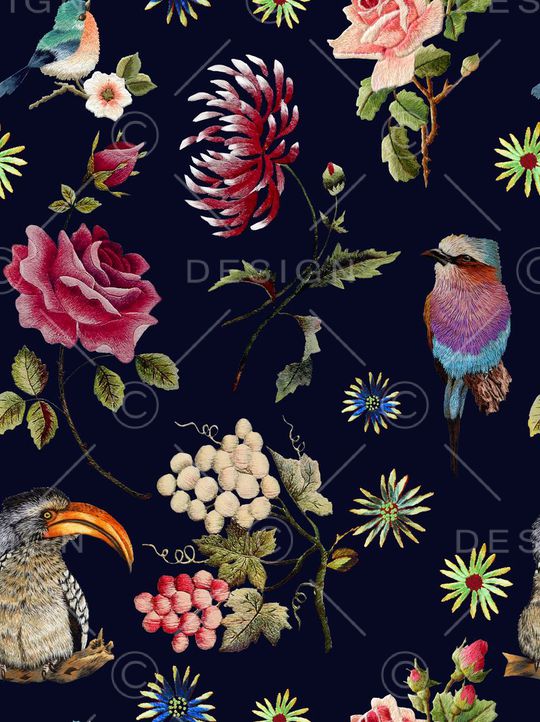 原创刺绣印花华亿平台图片