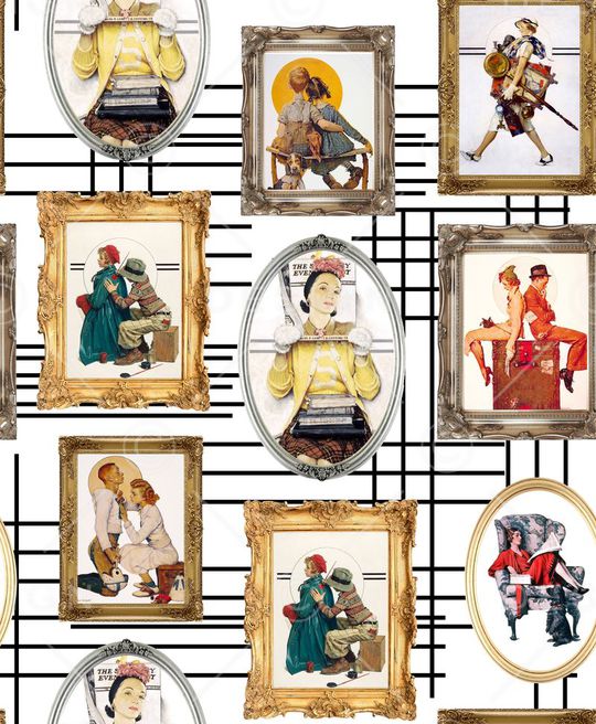 人物印花华亿平台图片