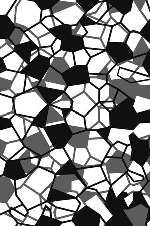 不规则几何、水立方印花华亿平台图片