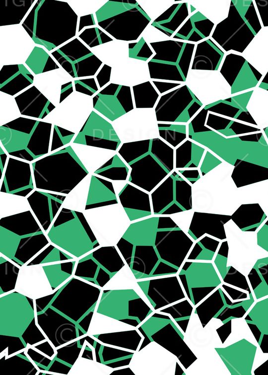 不规则几何、水立方印花华亿平台图片