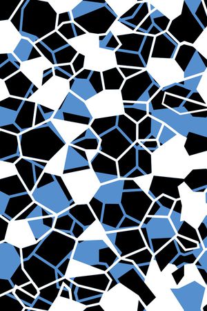 不规则几何、水立方印花华亿平台图片