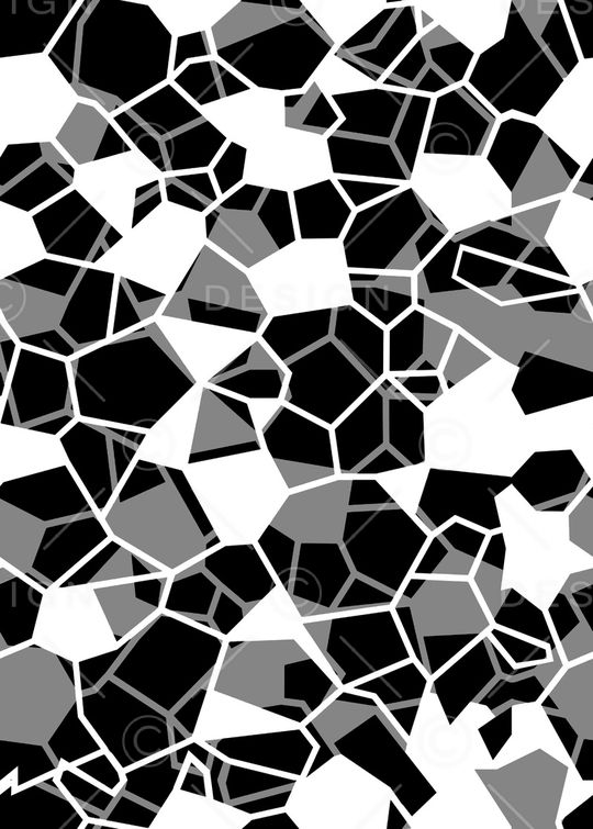 不规则几何、水立方印花华亿平台图片