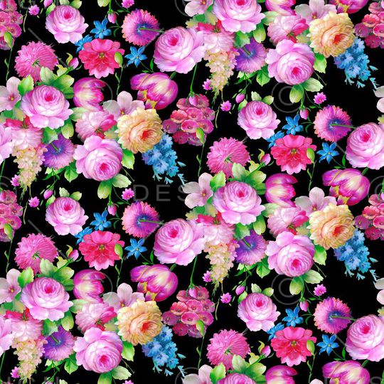 花朵印花华亿平台图片