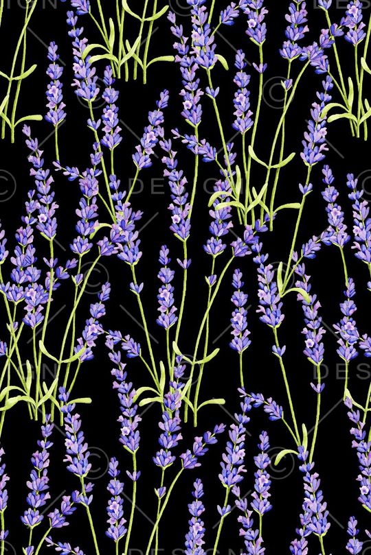 抽象手绘满版小花卉印花华亿平台图片