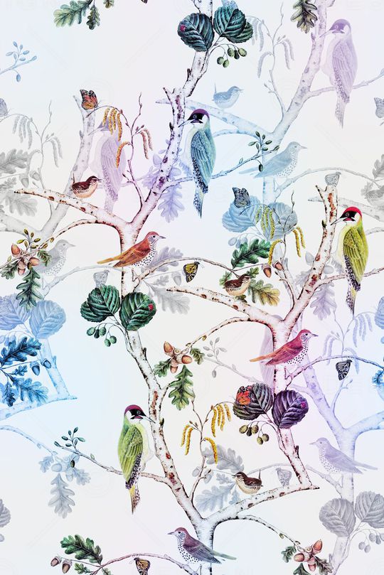 树枝印花华亿平台图片