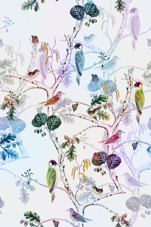 树枝印花华亿平台图片