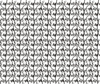 黑白四方连续图案印花华亿平台图片