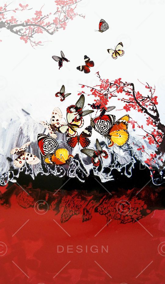 梅花印花华亿平台图片