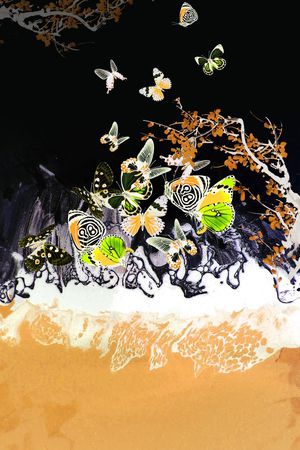 梅花印花华亿平台图片