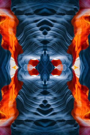 灰色抽象花纹印花华亿平台图片