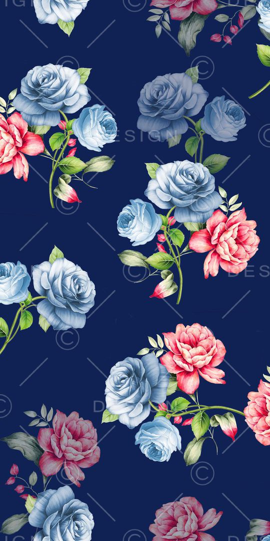 手绘喷绘花印花华亿平台图片