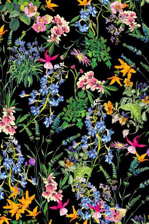 兰花印花华亿平台图片