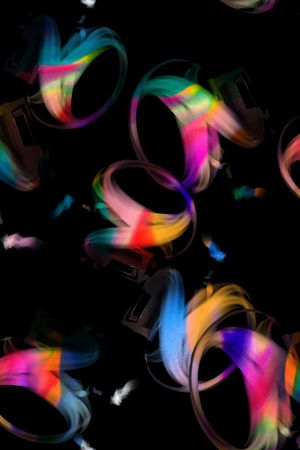 抽象印花华亿平台图片