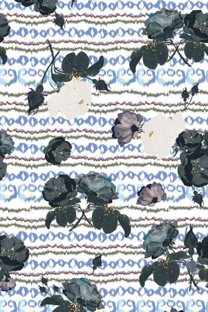 抽象肌理印花华亿平台图片