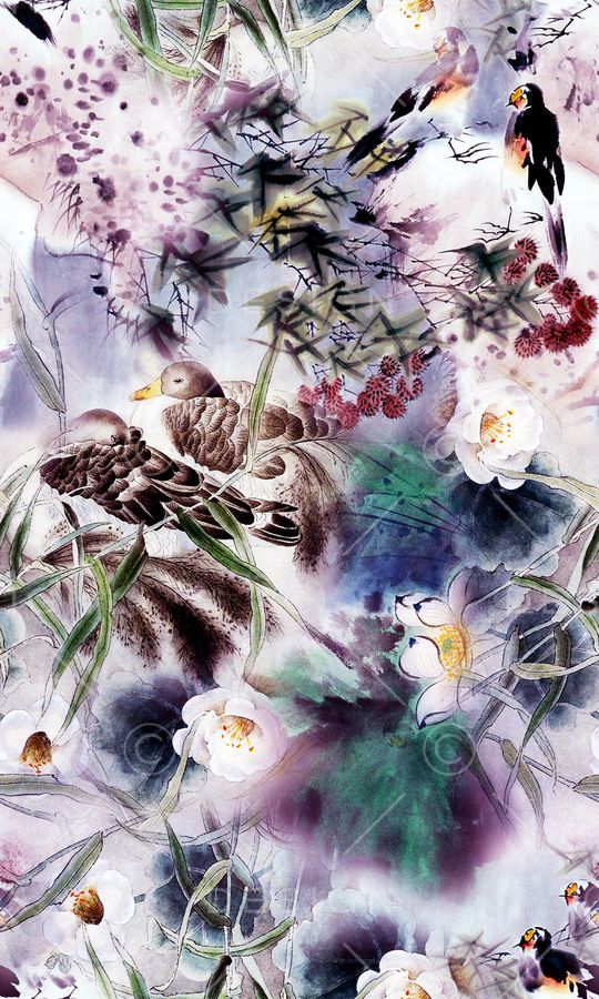 水彩印花华亿平台图片