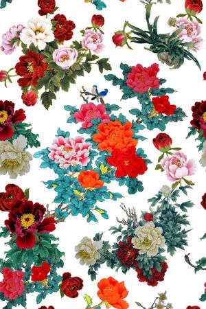 花朵印花华亿平台图片