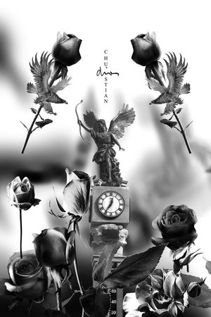 时尚潮牌男装印花华亿平台图片